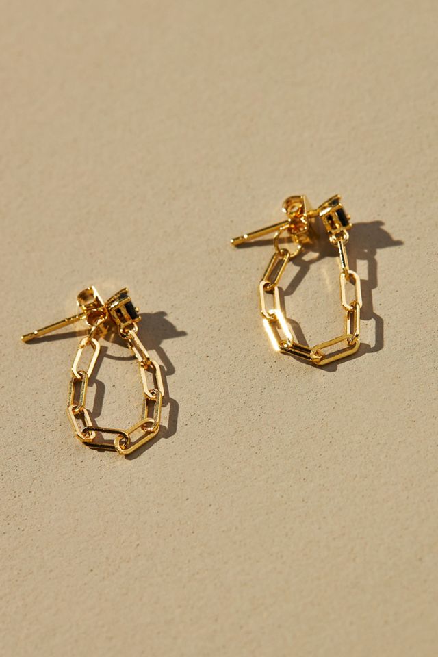 ChainLink Drop Earrings Anthropologie UK