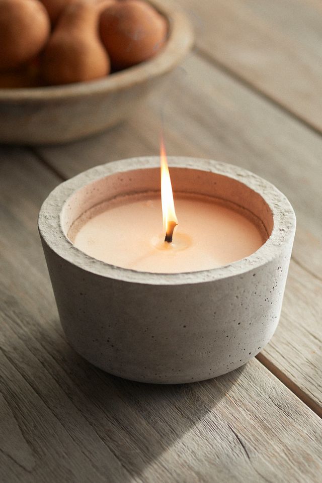 Ceramic Bowl Candle, Basil Citronella #2