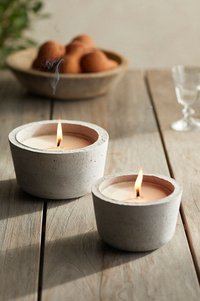 Ceramic Bowl Candle, Basil Citronella #1