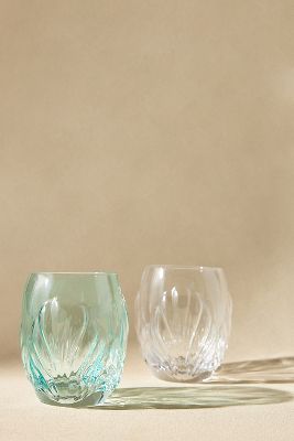 Anchor Hocking Central Park Small and Large Drinking Glasses, Set