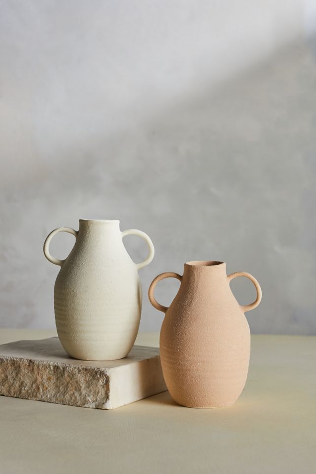 Porcelain Jug Vase, Two Handle #1