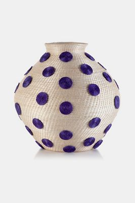 Charlie Sprout Spotted Large Bulbous  Vase