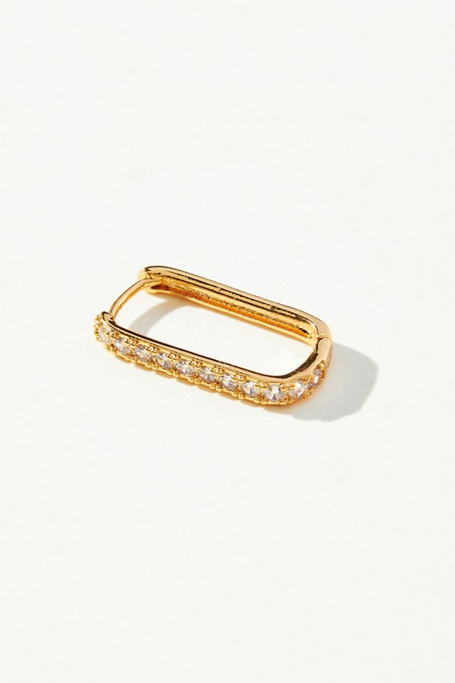 Squared Hoop Earrings #1