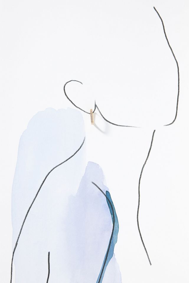 Squared Hoop Earrings #2