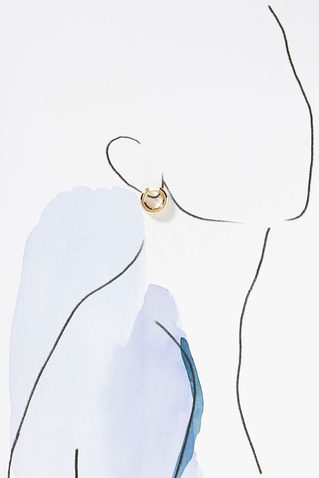 Aleka Huggie Hoop Earrings #2