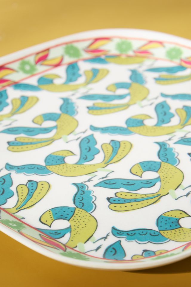 Bamboo Melamine Hibiscus Side Plate #2