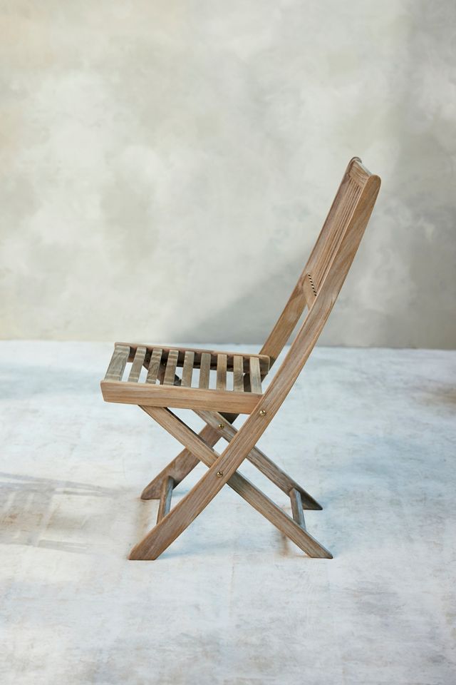 Folding Teak Side Chair #2
