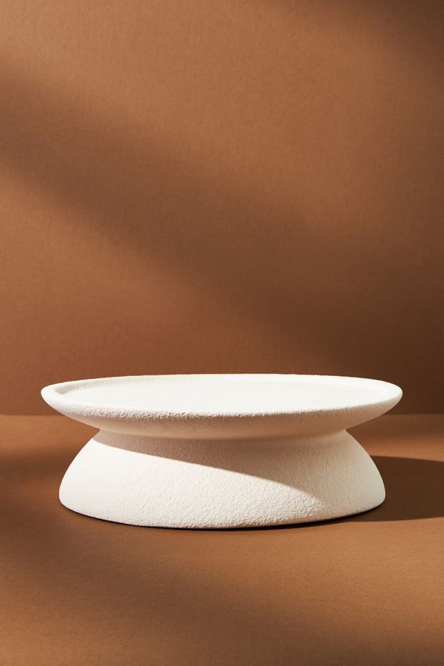 Terra Footed Candle Tray #1