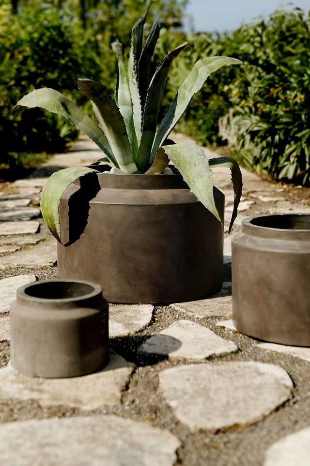 Fiber Jar Planter, 14" #6
