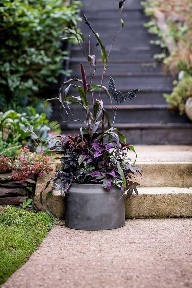 Fiber Jar Planter, 14" #4