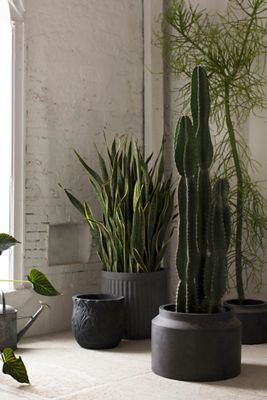 Fiber Jar Planter, 21"