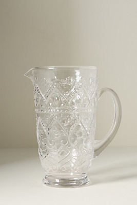 Anthropologie Bombay Pitcher In Clear