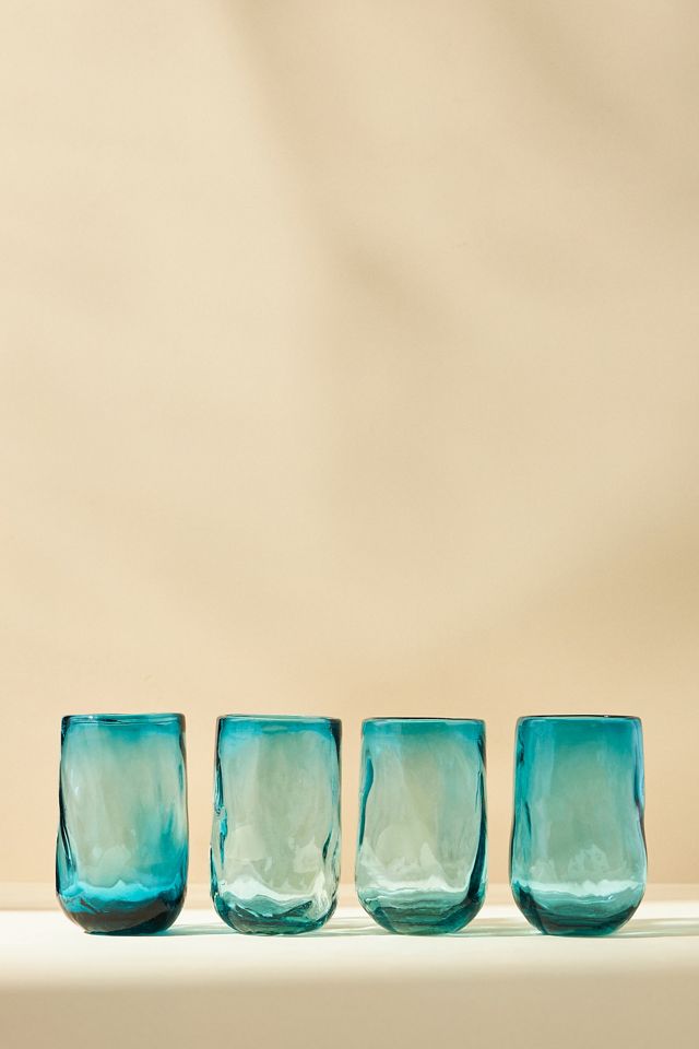 Recycled Aviva Highball Glasses, Set of 4 #1