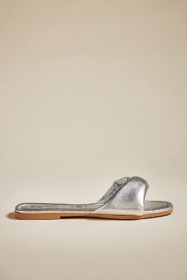 Seychelles Breath Of Fresh Air Puffy Sandals In Silver