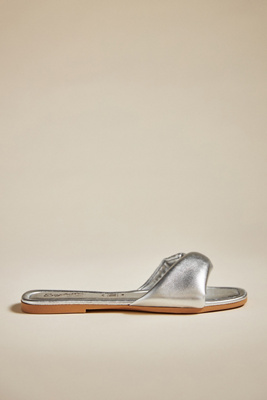 Seychelles Breath Of Fresh Air Puffy Sandals In Silver