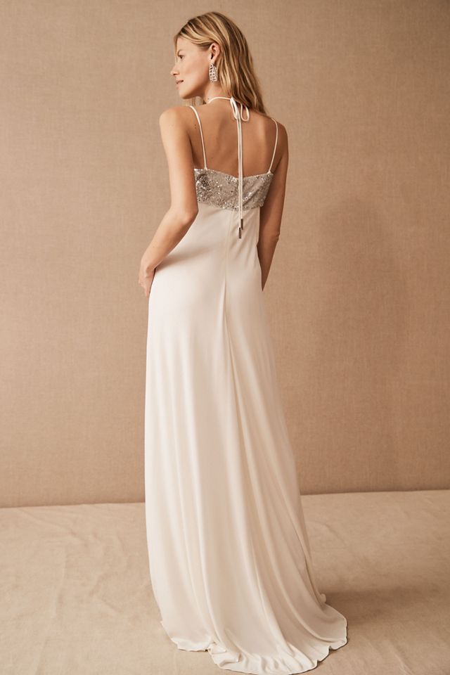 Halston Sequin Jumpsuit #1