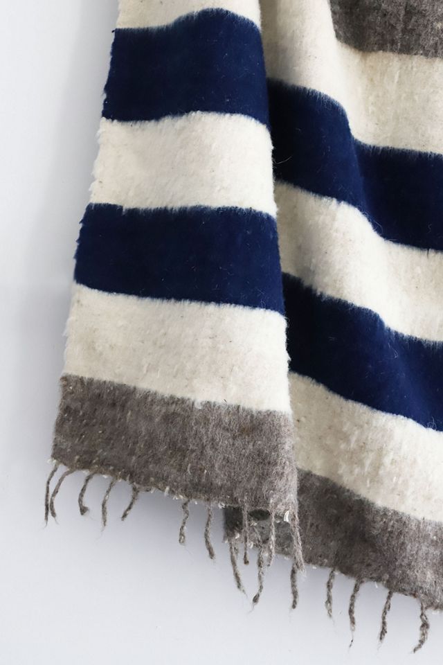 Jitana Wide Stripe Modern Momo Blanket #1