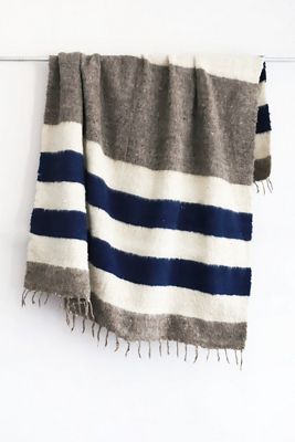 Jitana Wide Stripe Modern Momo Blanket