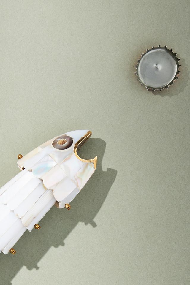 Mother-of-Pearl Fish Bottle Opener #1