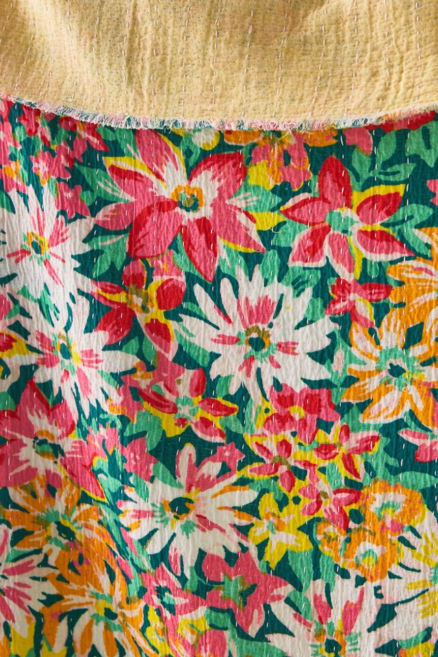 Sarah Campbell Flowerbed Throw Blanket #1