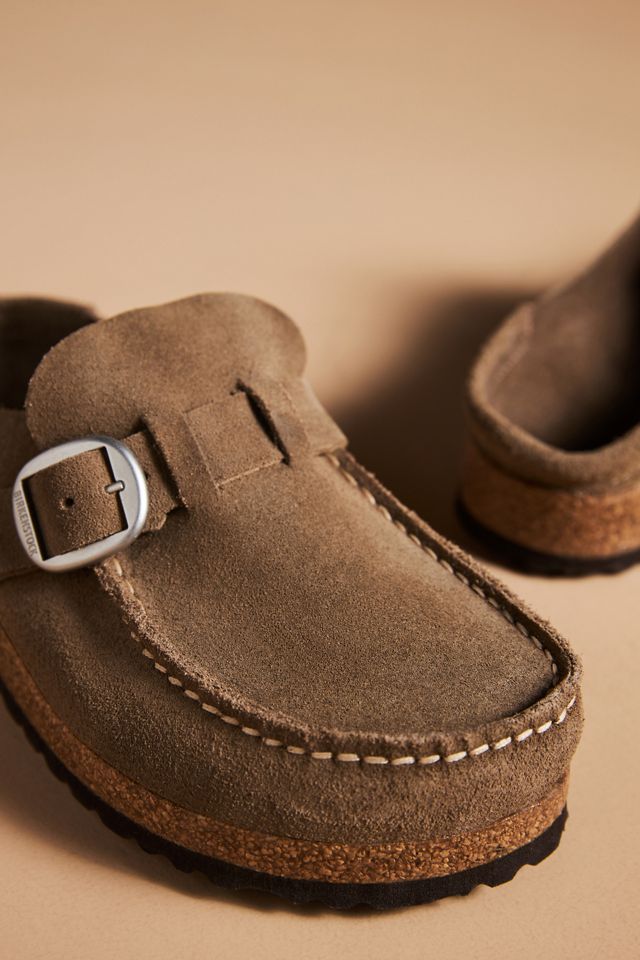 Birkenstock Buckley Suede Clogs #3
