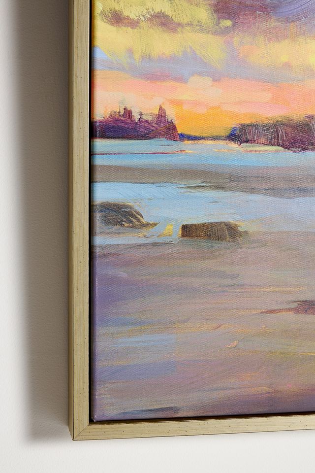 Beach At Dusk Wall Art #2