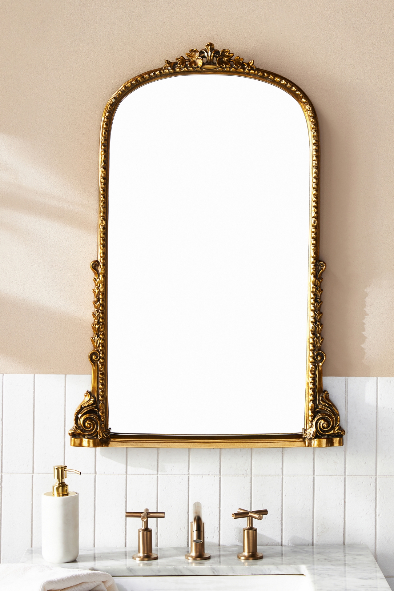 Gleaming Primrose Portrait Mirror