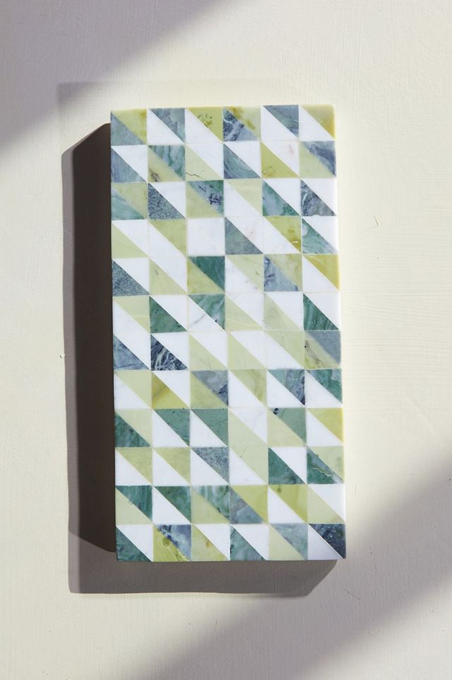 Geo Marble Serving Board #2