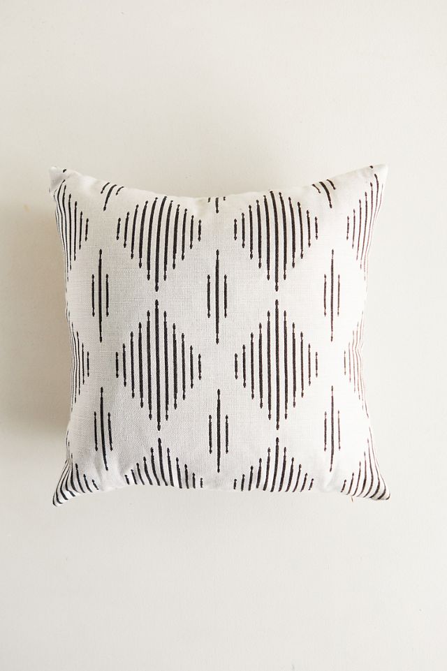 Diamond Lines Outdoor Pillow
