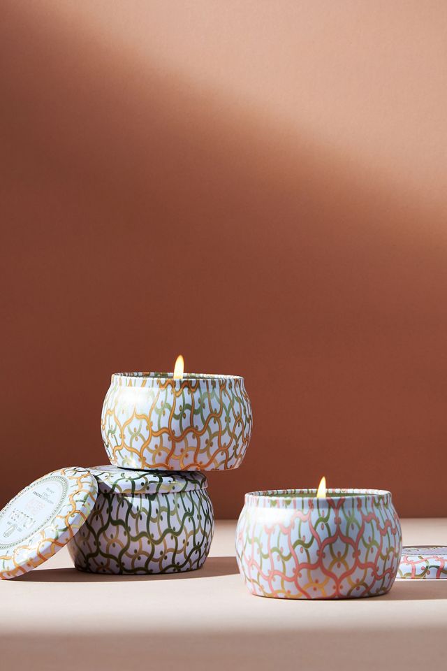 Voluspa Maison Mini Tin Candles, Set of 3