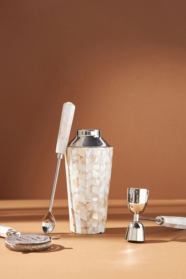 Mother-of-Pearl Cocktail Shaker #1