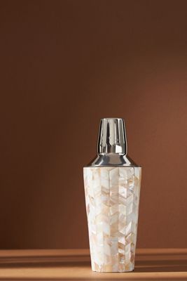 Mother-of-Pearl Cocktail Shaker