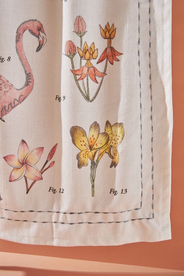 Flamingo Dish Towel #1