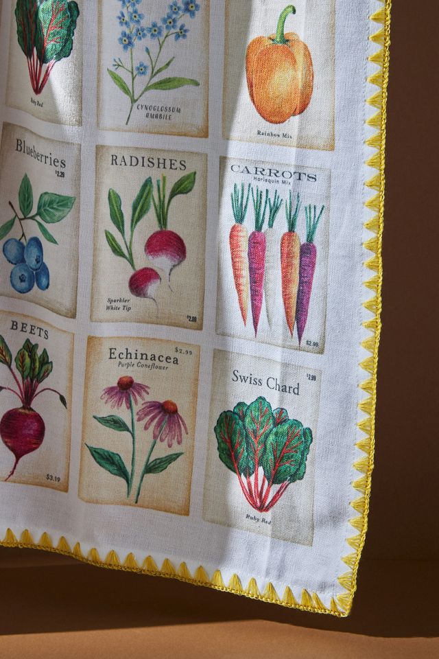 Seed Packets Dish Towel #1