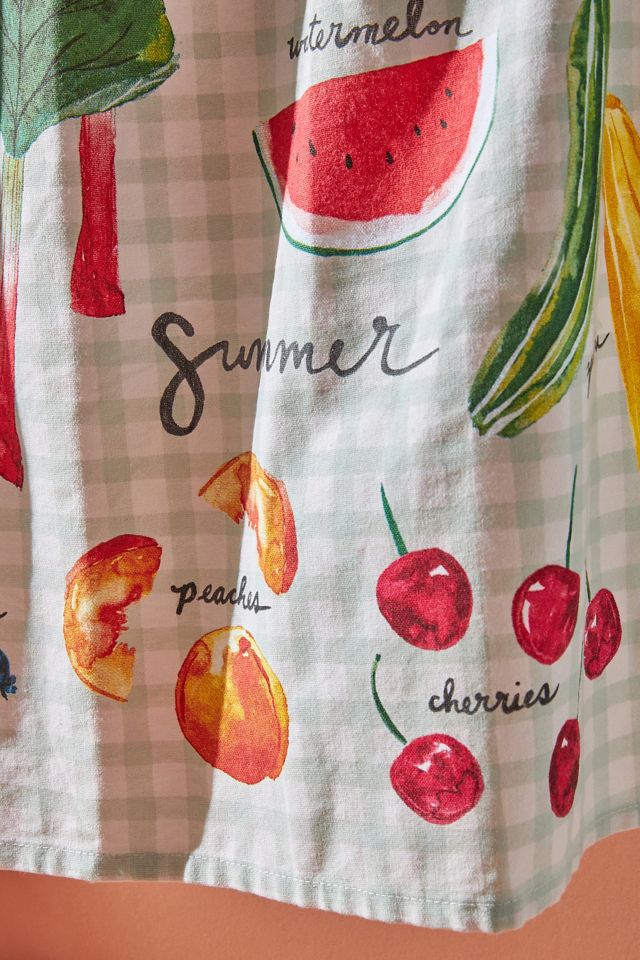 Summer Farmer's Market Dish Towel #1