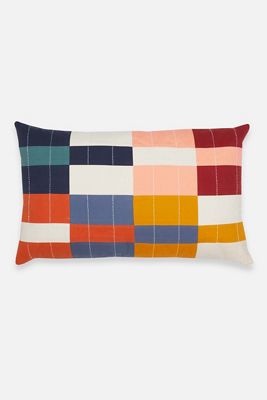 Anchal Multi Check Lumbar Pillow