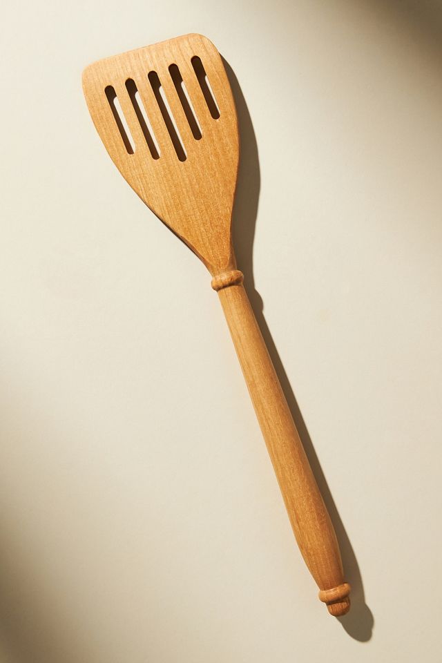 Wooden Slotted Spatula