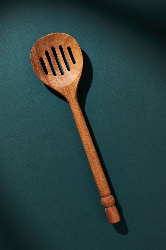 Wooden Slotted Spoon