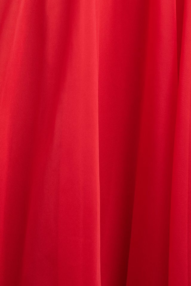 Mac Duggal Indy A-Line Ruffled Back-Lace Chiffon Gown #3
