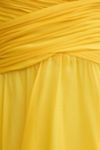 Mac Duggal Indy A-Line Ruffled Back-Lace Chiffon Gown