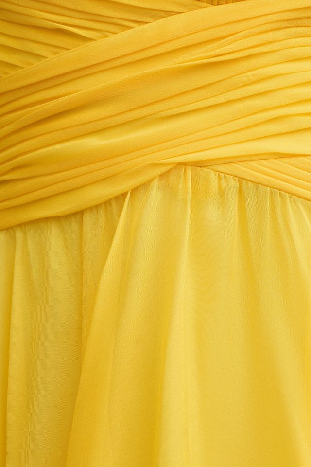 Mac Duggal Indy A-Line Ruffled Back-Lace Chiffon Gown #4