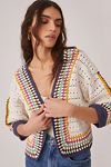 Cropped Crochet Cardigan | Anthropologie