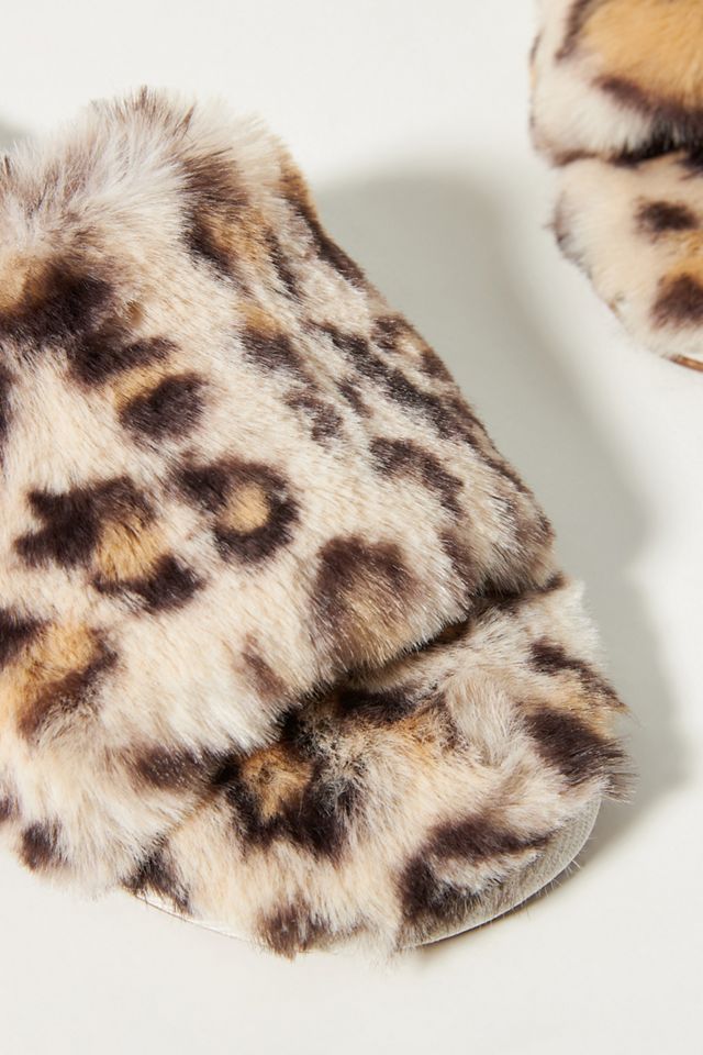 Plush Faux Fur Slippers #2