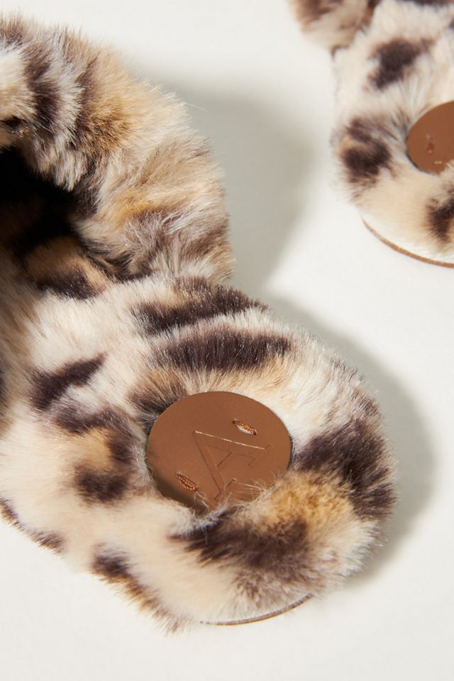 Plush Faux Fur Slippers #3