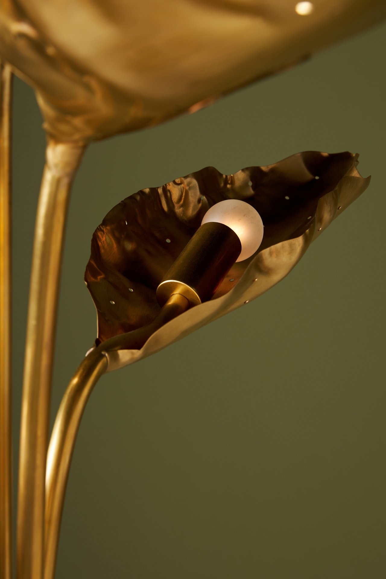 Pierced Leaf Chandelier