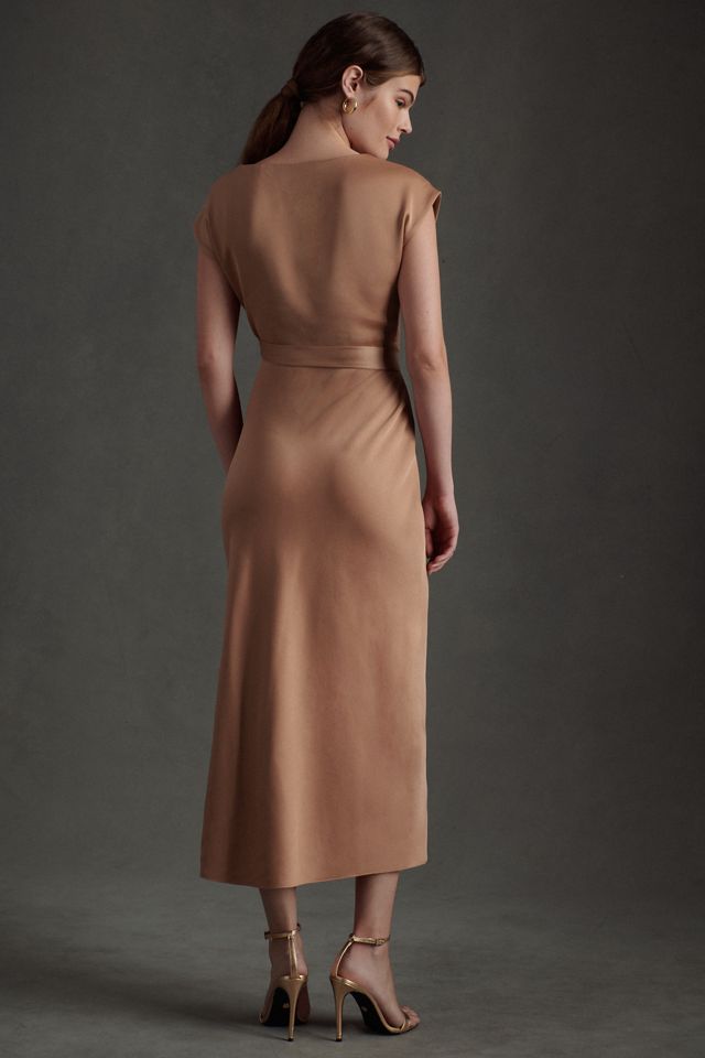 BHLDN Louisa Satin Charmeuse Midi Dress #2