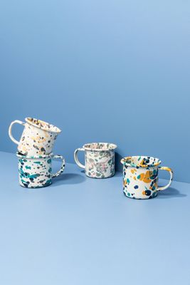 Crow Canyon Home Catalina Enamelware Mugs