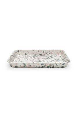 Crow Canyon Home Catalina Enamelware Rectangle Tray