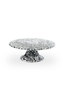Crow Canyon Home Splatter Enamelware Cake Stand