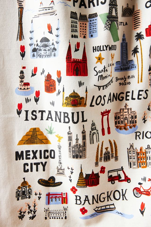Rifle Paper Co. Bon Voyage Dish Towel #1